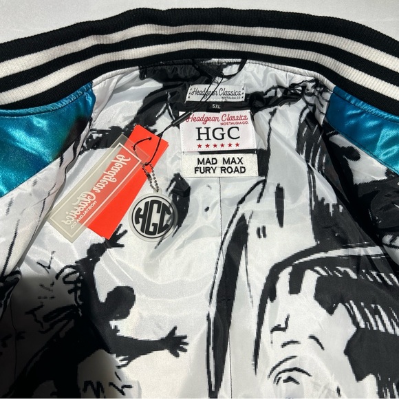 Headgear Classics Mad Max Fury Road Satin Jacket Multicolor Size: 5XL NWT - Picture 5 of 9